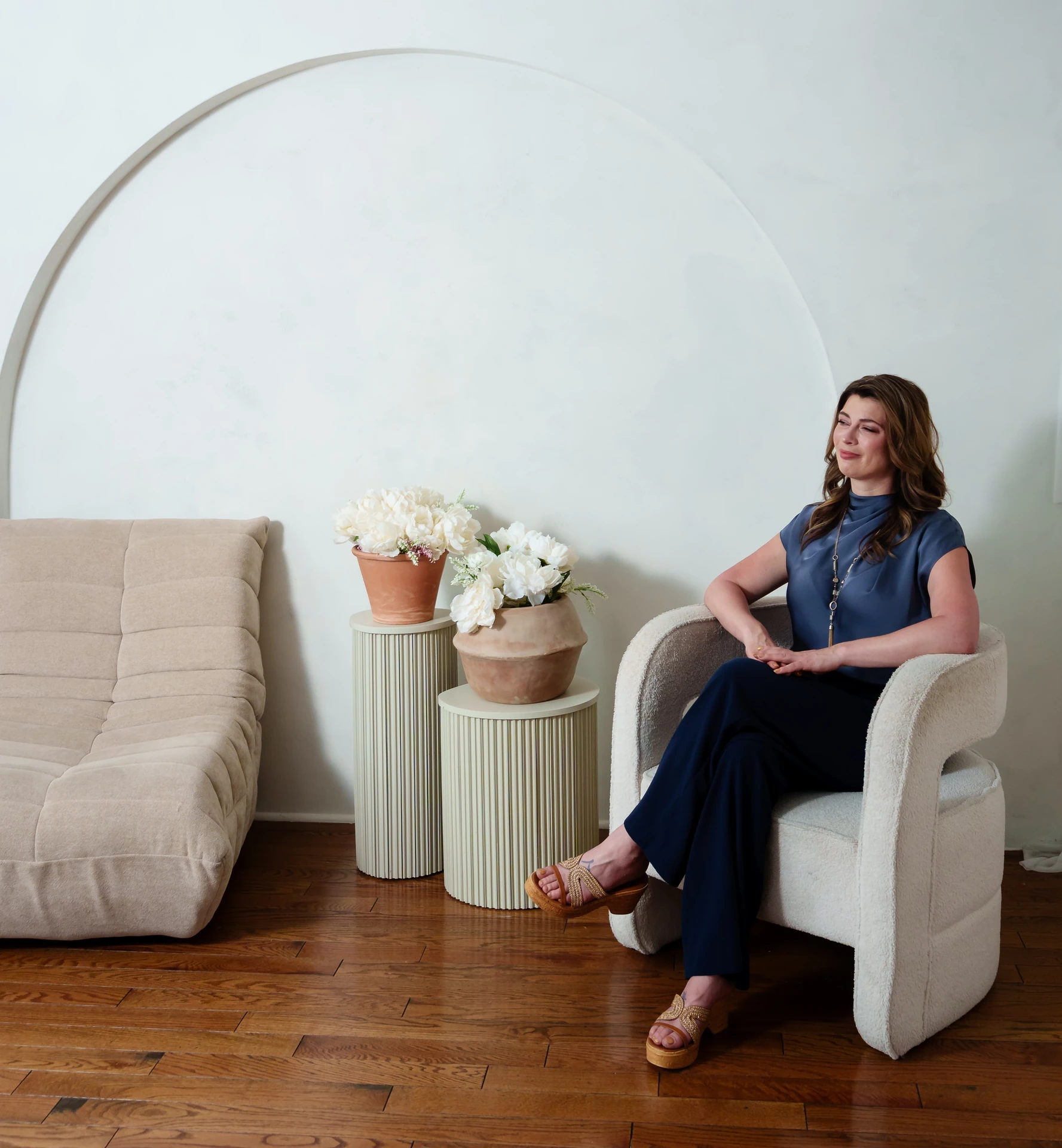 Wanda Chevrette, Registered Psychologist and Clinical Director at reDiscover, seated in her Calgary office